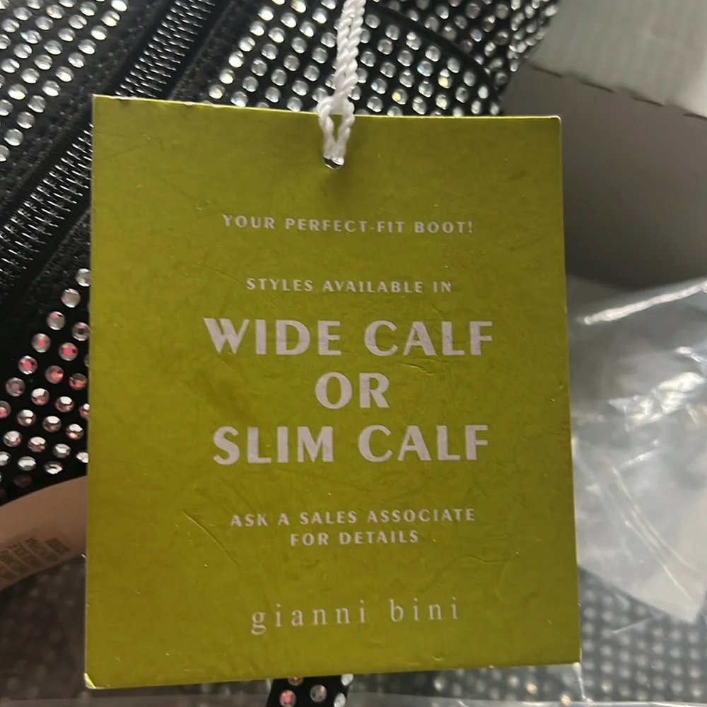 Gianni Bini Rhinestone Knee Boots - Picture 10 of 10